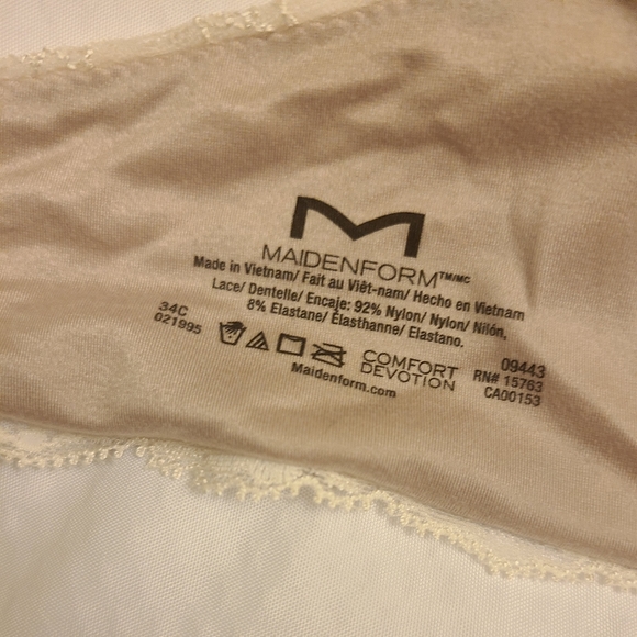 💕Maidenform Ultimate Lace Push-up Bra 34C - Picture 6 of 6